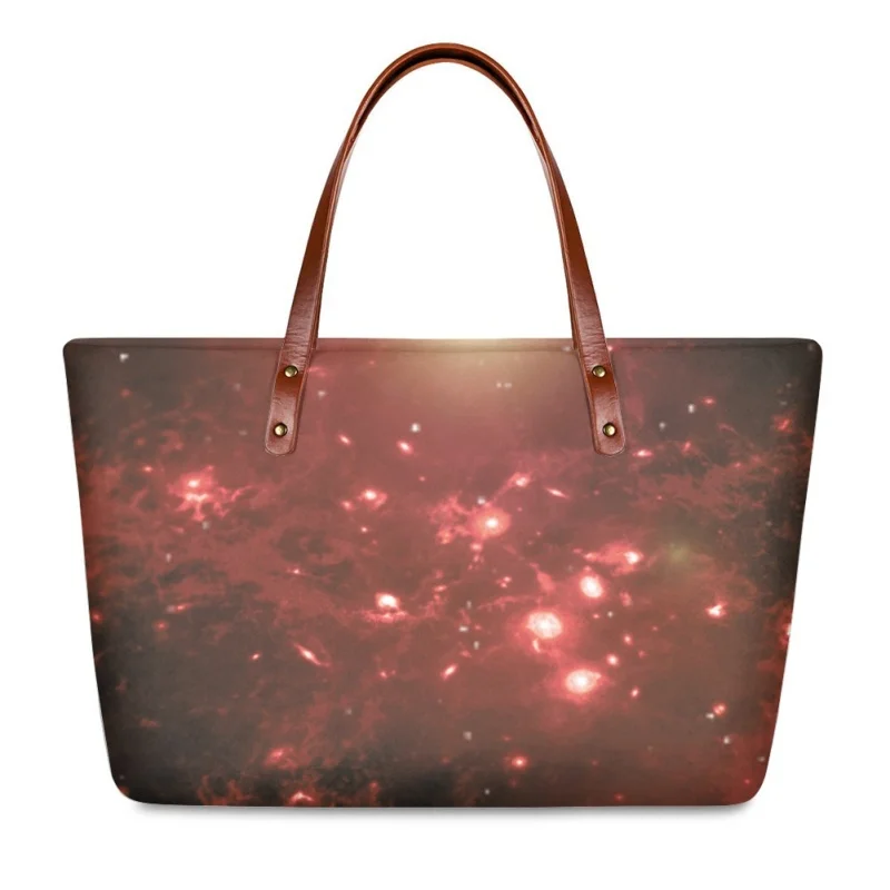 

Fancy Pattern Female Handbag Fashion Travel Leisure Polyester Material Pattern Customization