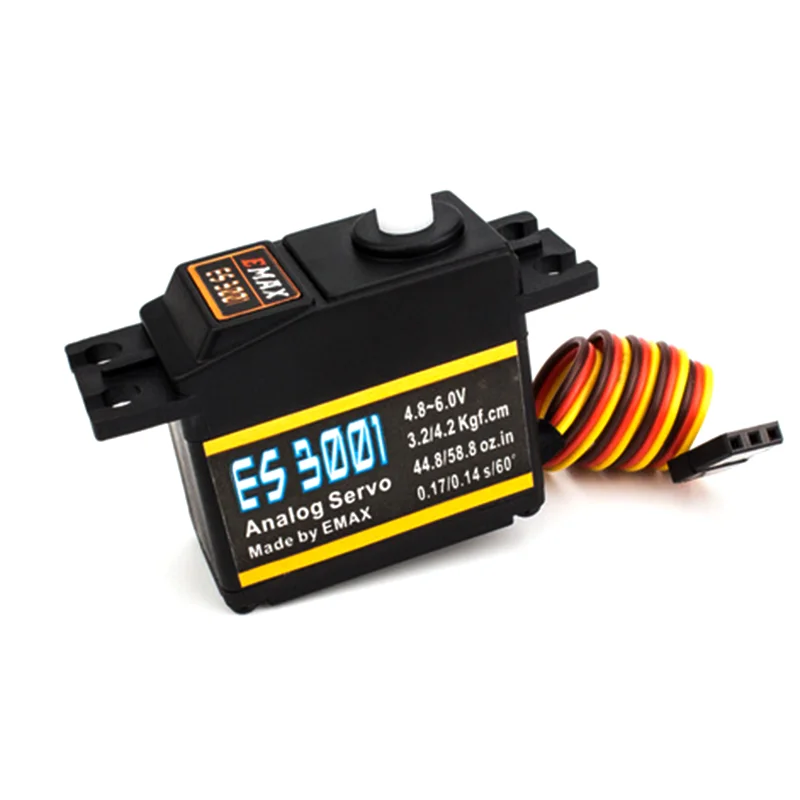 

Emax ES3001 37g Plastic Analog Servo For RC Model