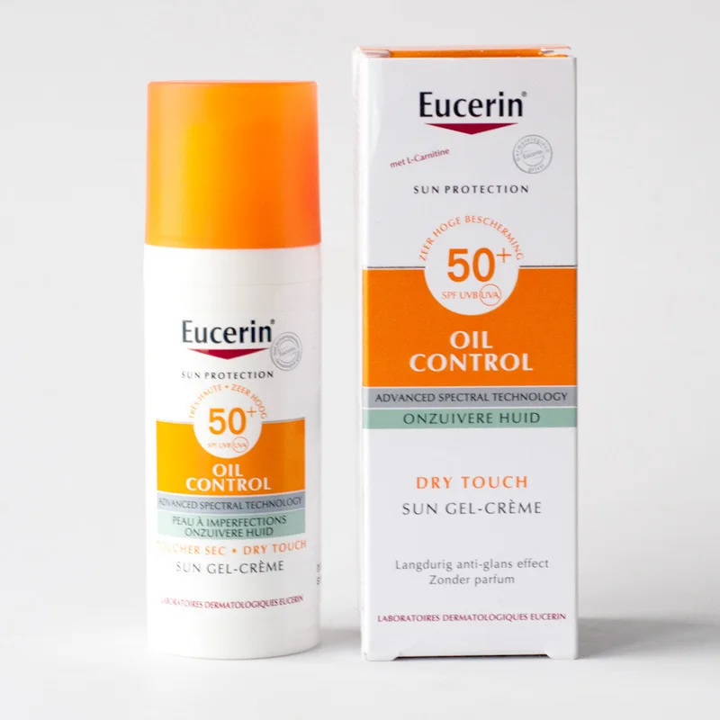 

Eucerin Oil Control Facial Sunscreen Refreshing Waterproof 50ml SPF50 Sunblock Sun Gel For Dry Touch Sensitive Oily Acne Prone