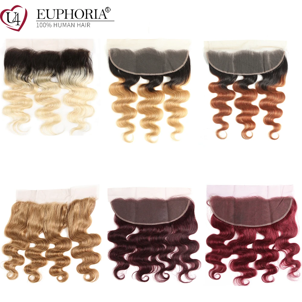 Ed 27 30 33 Free Middle Part Lace Closure Swiss Lace Remy Hair Euphoria