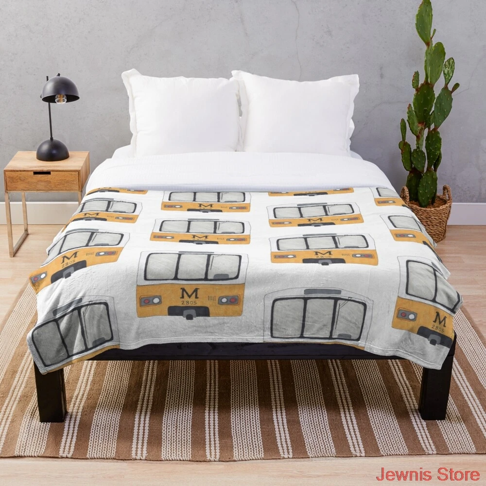 

Плед metro, мягкое теплое Флисовое одеяло из кораллового флиса, простыня, покрывало для дивана, легкое тонкое фланелевое одеяло с механической...