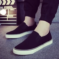 black cavans shoes men sneakers students slip on male vulcanized shoes mens casual shoes for men new loafers free shipping
