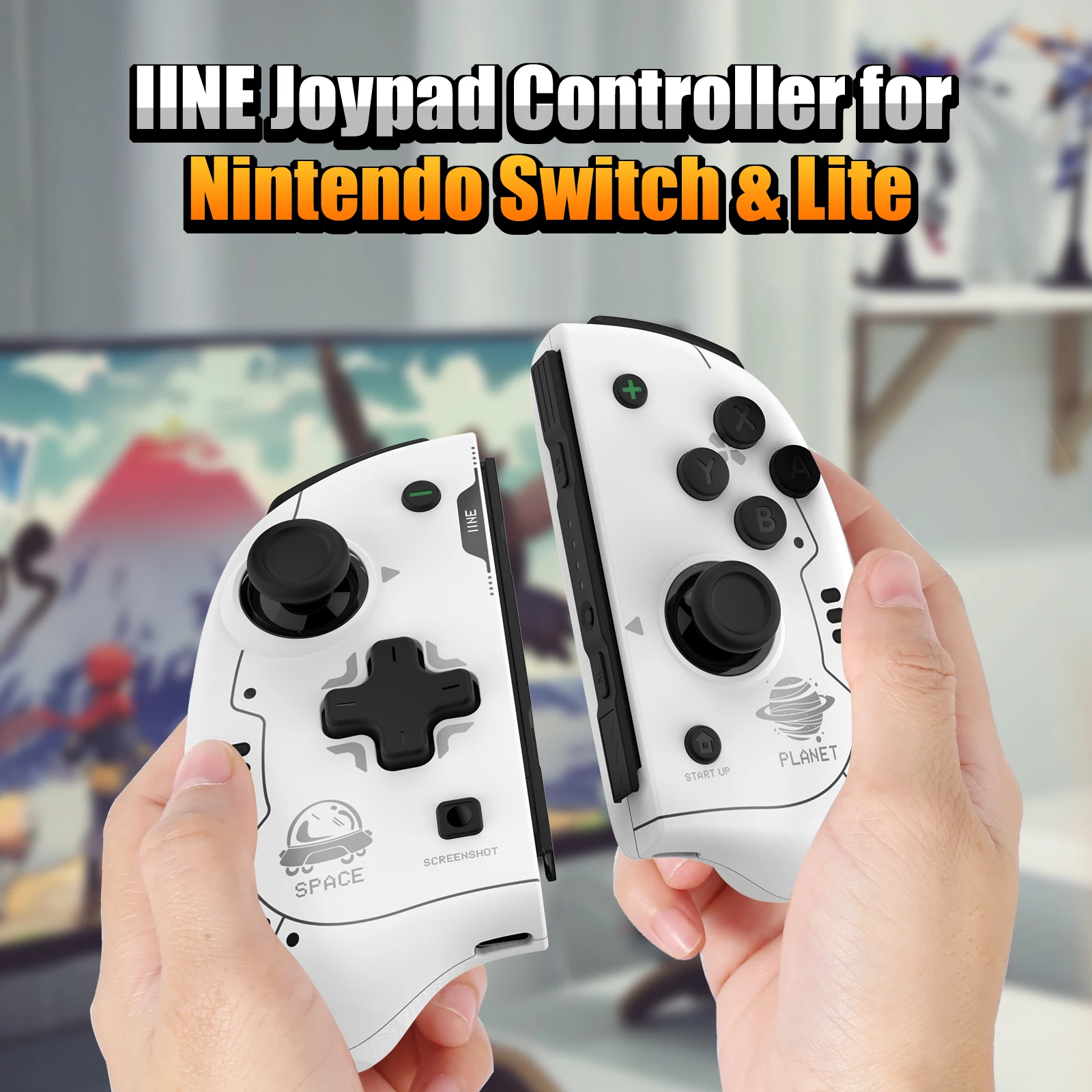 IINE Elite Joypad Wake Up Controller Auto Fire Mapping Function Compatible Nintendo Switch/Lite/OLED