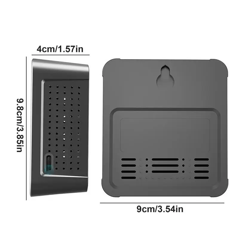 Детекторы угарного газа Портативный детектор CO 3 в 1 измеритель температуры и