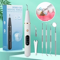 electric ultrasonic irrigator dental scaler calculus oral tartar remover tooth stain cleaner led teeth whitening cleaning tools