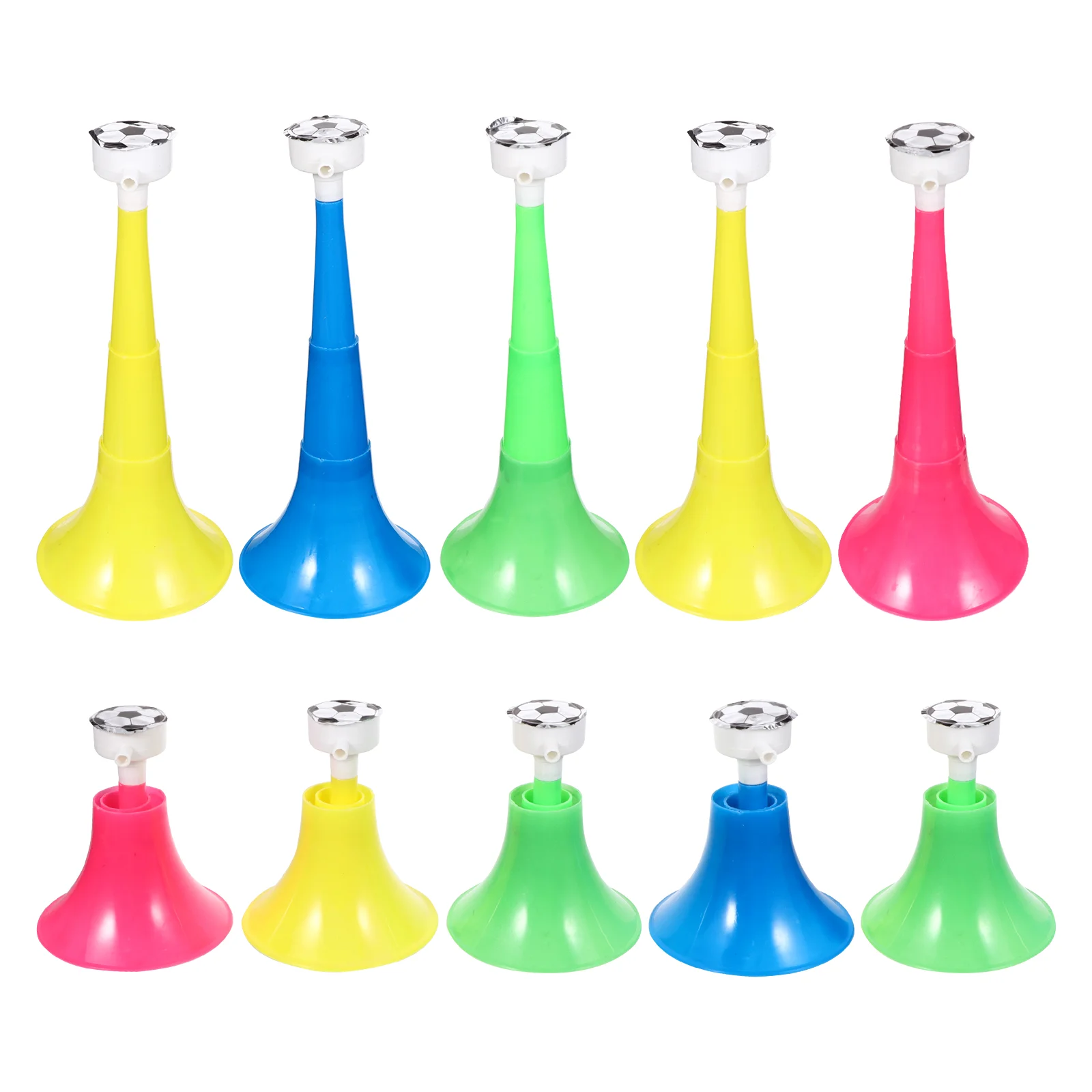 

10 Pcs Football Trumpet Toy Horn Sports Toys Fans Horns Pp For Game Child Kids