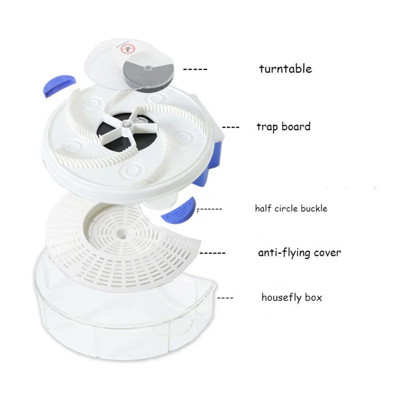 

Electric Environmental Protection Killing Cage Rotary Catcher Musca Mijia Fly Housefly Housefly Catcher Automatic Catcher