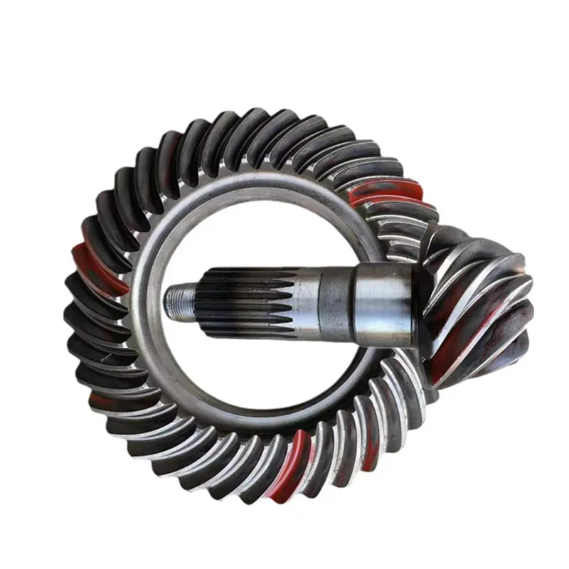 

Rear axle differential crown wheel gear change ratio