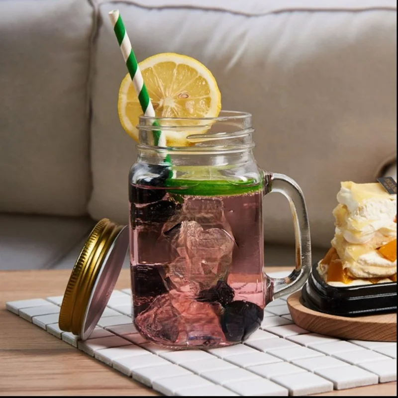 

Juice Lemon Drink Glass Water Cup With Lid Rooster Cup Drink Cup Large Capacity