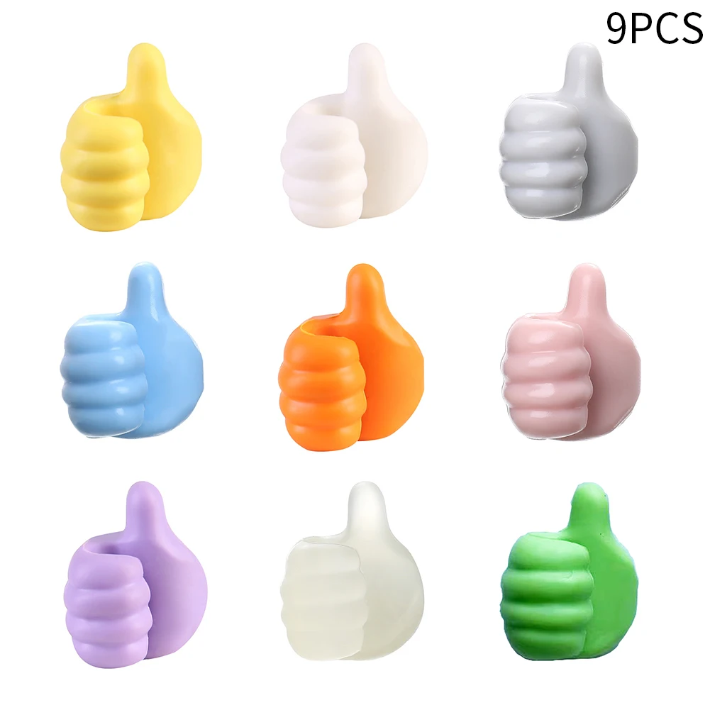 

9 шт., настенные крючки для ключей и кабелей