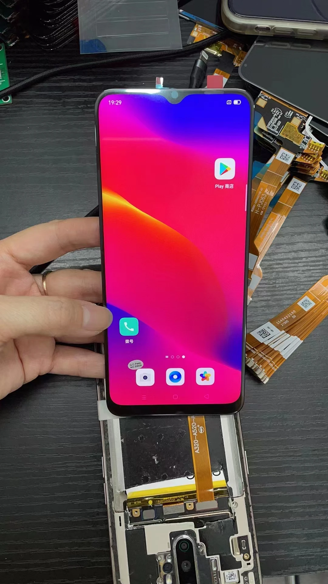

ЖК-дисплей с сенсорным экраном в сборе для OPPO REALME C25Y/C21Y RMX3261 RMX3263, черный