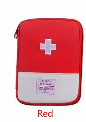 

First Aid Kit Empty Bag Home Emergency Survival Pouch Portable Drugs Safety Bag Small Medicine Divider Storage Organizer