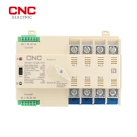 cnc on grid photovolatic power automatic transfer switch din rail 4p 63a 100a ac220v ats pv system power use