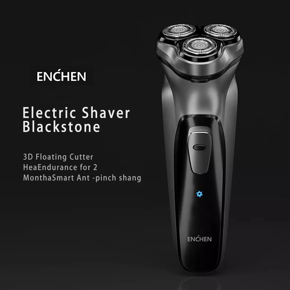 

Electric Razor Portable Rechargeable Rotary Razor Waterproof Silent Fast Charging Electric Shaver Clean Shave Beard Trimmer for