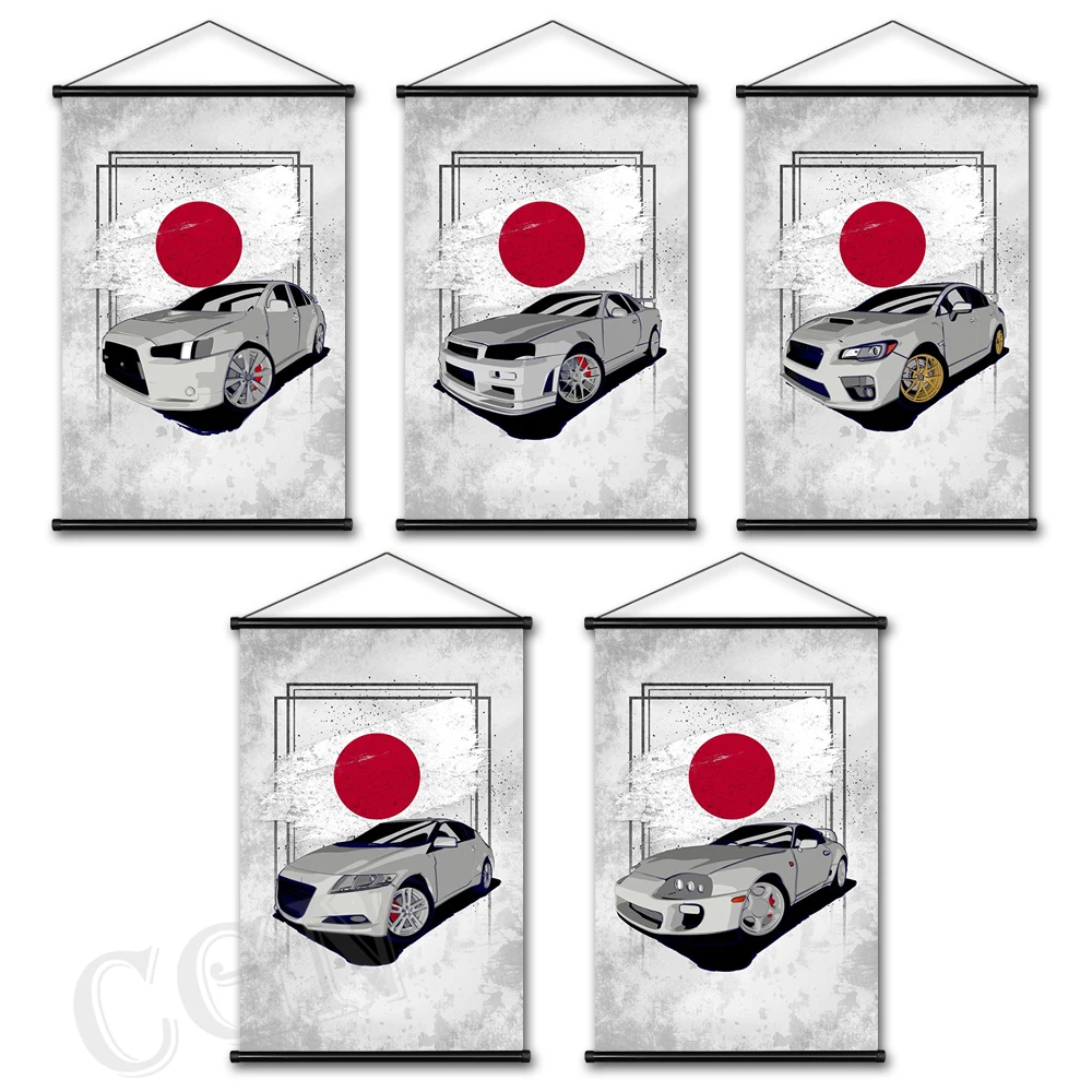 

Nissan Висячие свитки автомобиль настенное искусство автомобиль картина плакат холст живопись роспись настенная модульная гостиная спальня ...