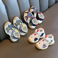 childrens beach shoes fashion and comfortable mesh small yellow duck boys shoes protection toe childrens shoes baby shoes
