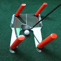 pc golf alignment trainer aid swing training speed trap practice base tool golf training aid accessories