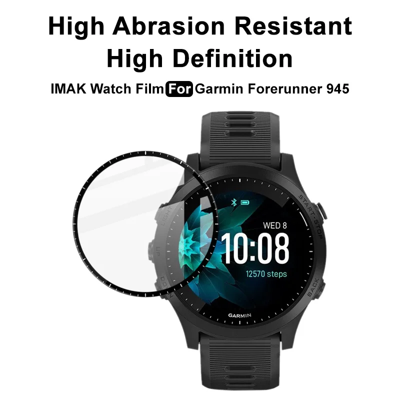 

Imak HD Wear Resistant Glass Protective Film for Garmin Forerunner 945 Watch Tempered Glass for Forerunner 945 Screen Protector