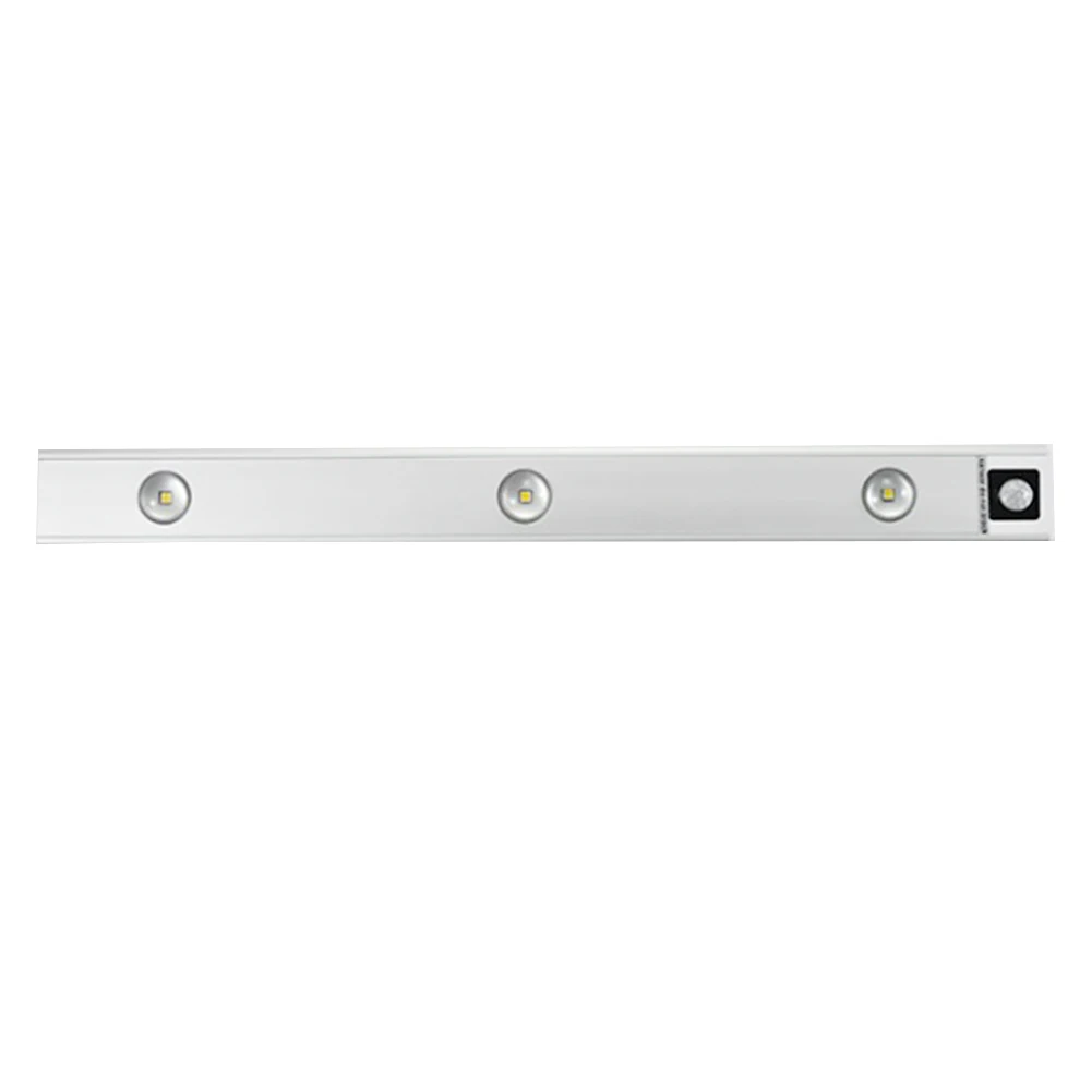 

USB Rechargeable 3 LEDs Wardrobe Wireless Cupboard Closet Light Magnetic Stairs Dimmable Motion Sensor Under Cabinet Hallway