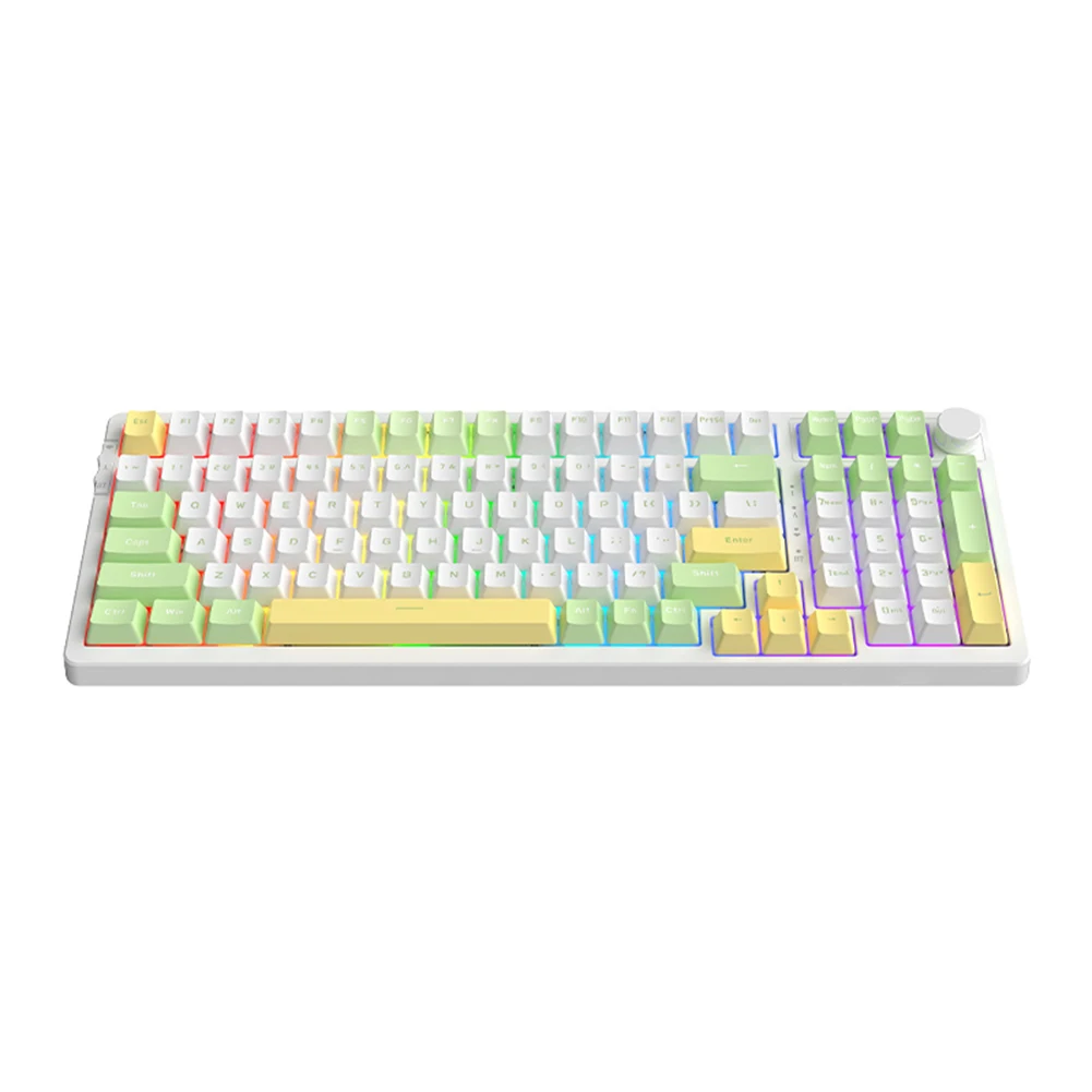 Механическая клавиатура 99-клавишная с RGB подсветкой возможностью горячей замены