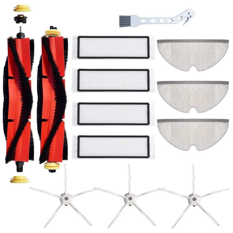 

Запасные части для Roborock S5 S5 MAX S6 S60, 12 шт. в упаковке, фильтр, Швабра, щетка для подметания, аксессуары