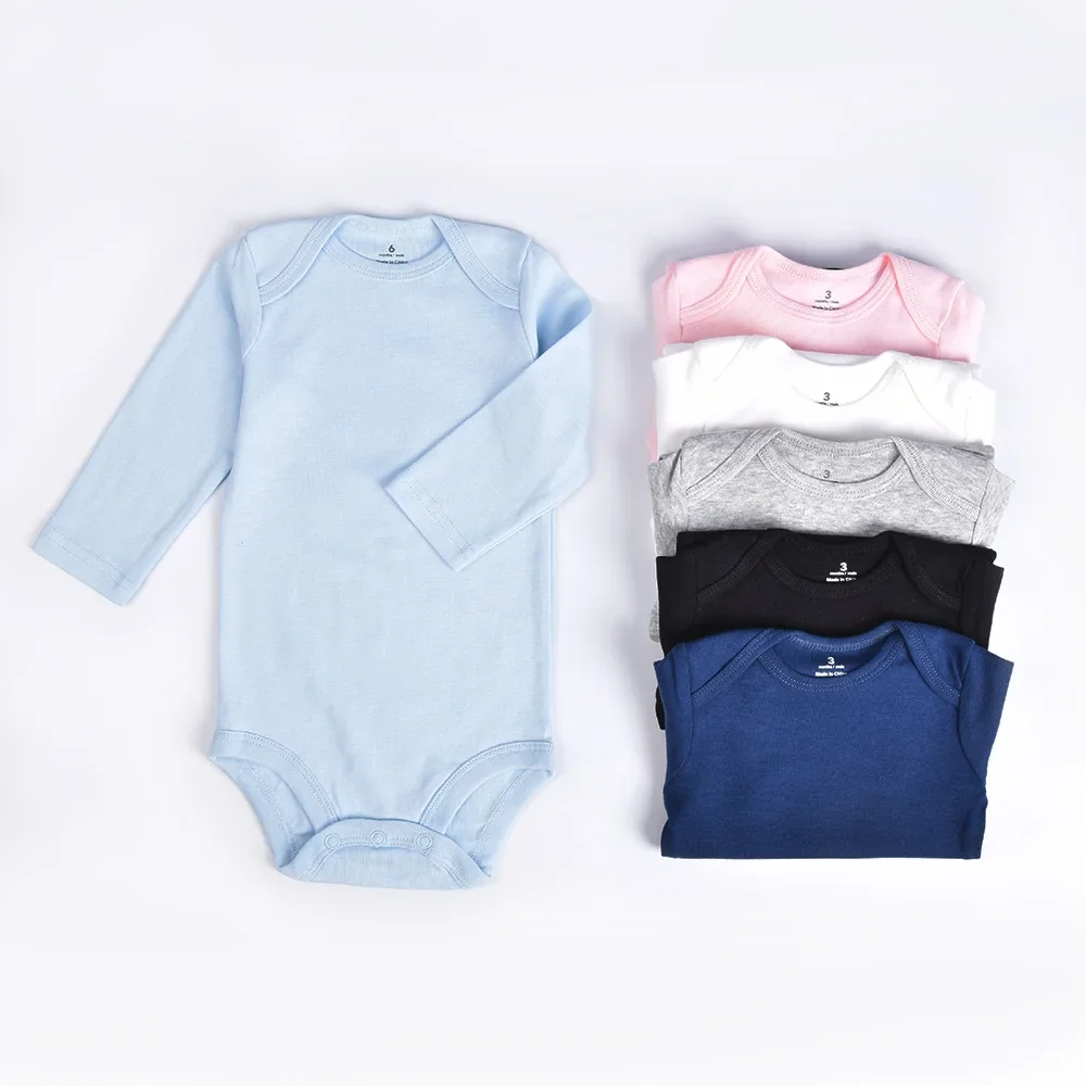 

Комбинезон с треугольным запахом для мальчиков и девочек, осенне-зимняя одежда из чистого хлопка с длинными рукавами, детское нижнее белье