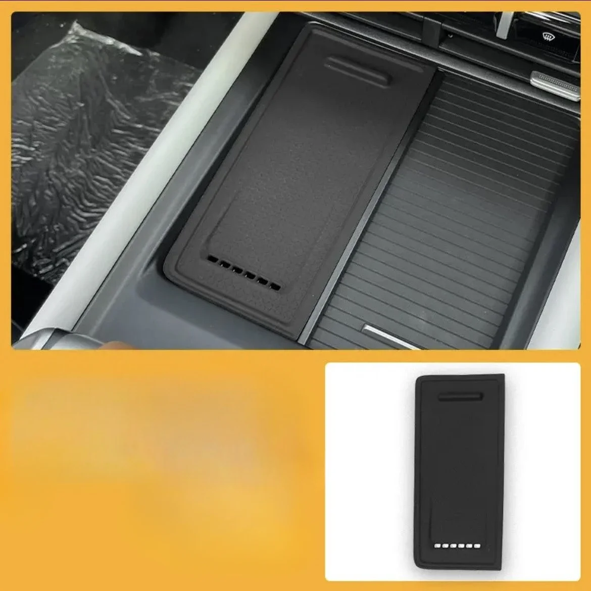 

Для Changan Deepal G318 2024 2025 автомобильный Стайлинг беспроводная зарядная панель центральный ящик для хранения подстаканник автоаксессуары