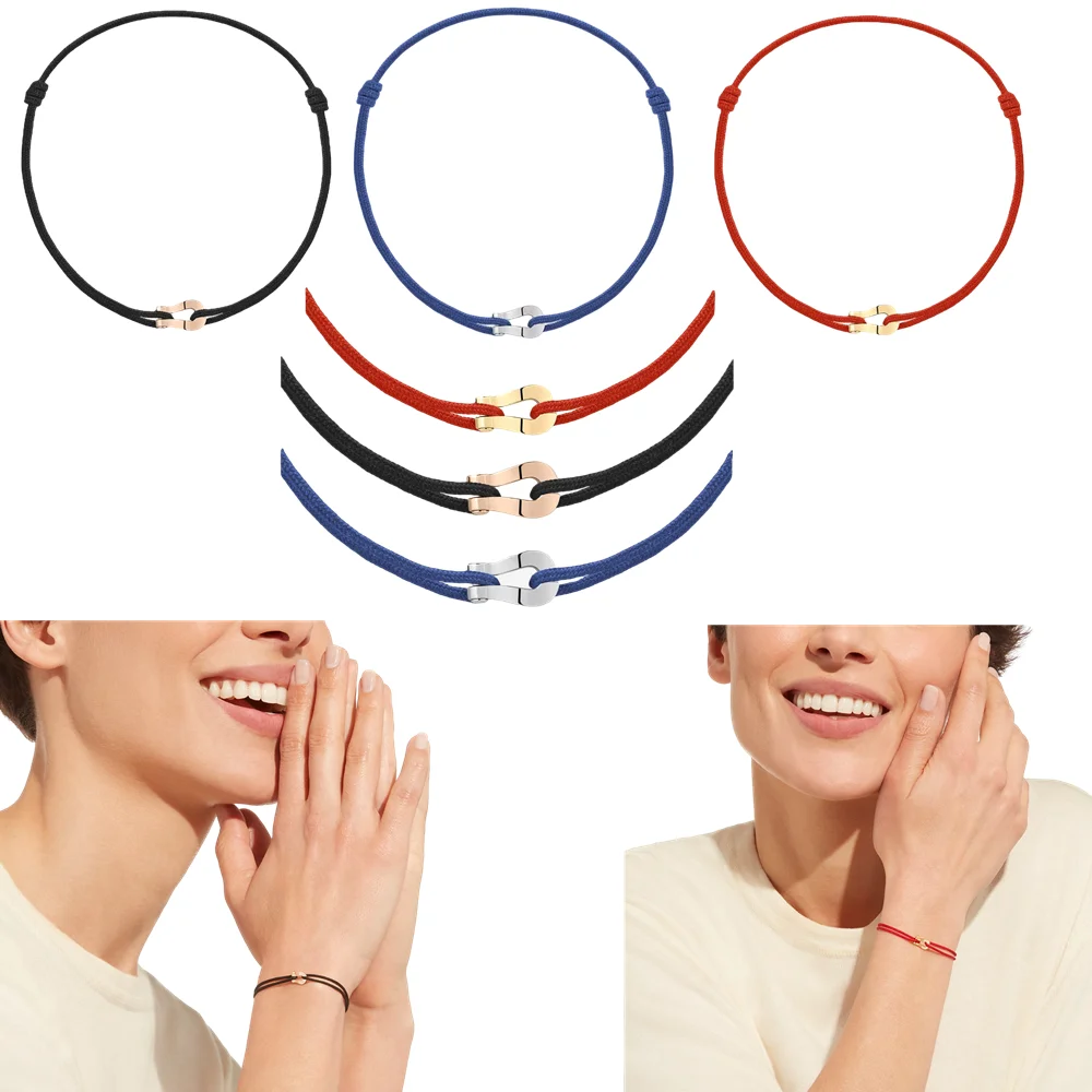 

Женский браслет французские украшения F10 из серебра 925 пробы с позолотой 18 карат