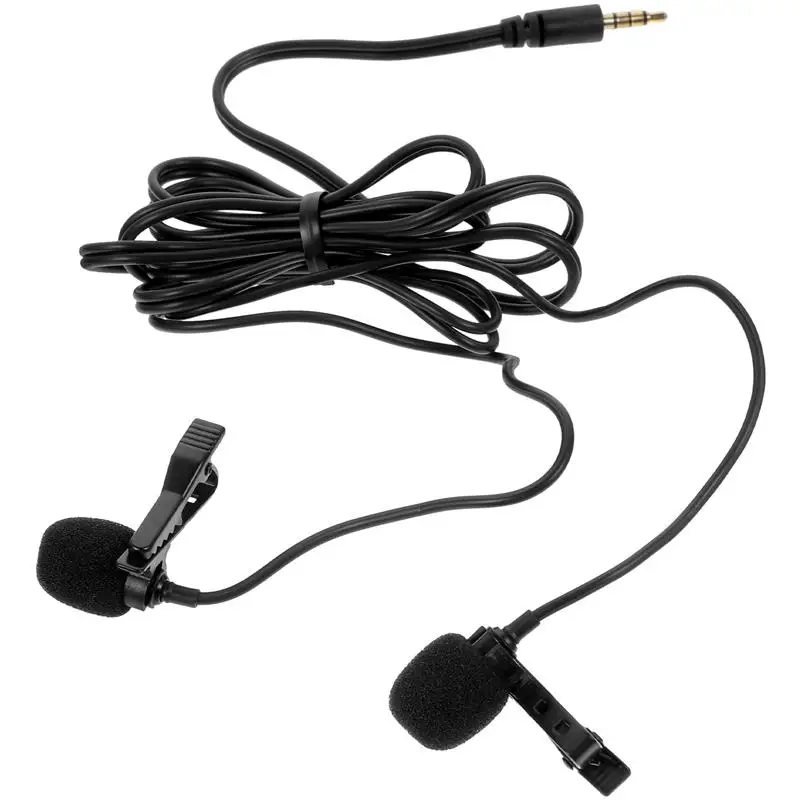 

Portable Mic Tablet Microphone Lapel Mic Clip Microphone PC Mics High Sensitivity Microphone Flat Lavalier Microphone