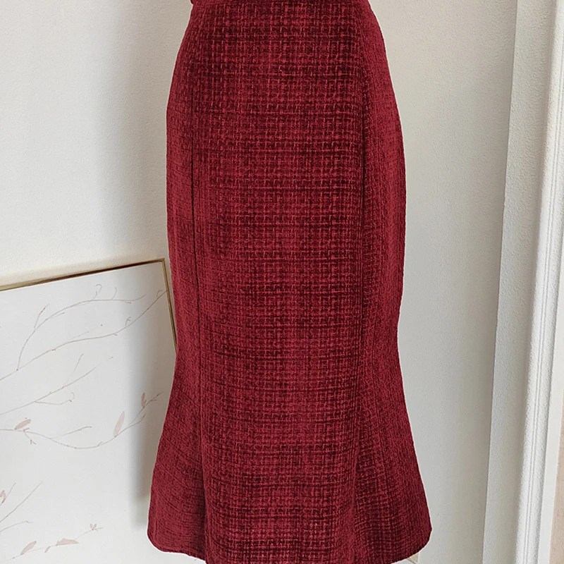 KBQ однотонный шикарный комплект из двух предметов для женщин туника с длинными