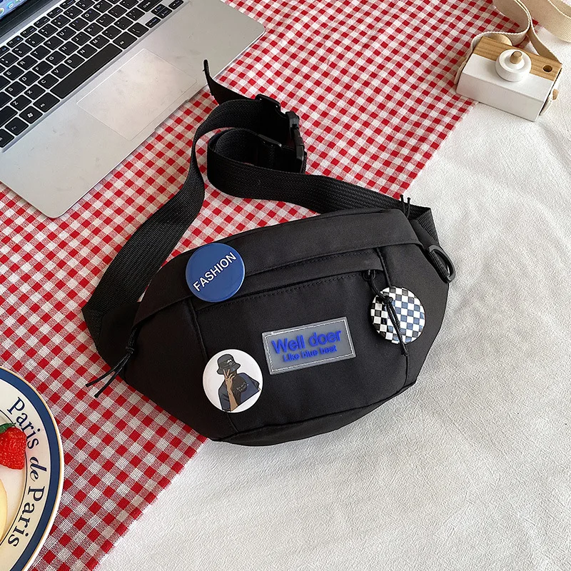 Nylon Unisex Chest Bags for Women 2023 Tactical Casual Crossbody Bag Tactical Waist Bag Women Travel Packs Designer Bag