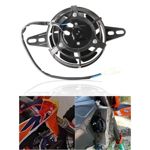 200CC 250CC 300CC мотоцикл тепловой вентилятор охлаждения 120 мм Dirt Pit Bike ATV Quad масляный радиатор для воды электрический 12V Багги UTV