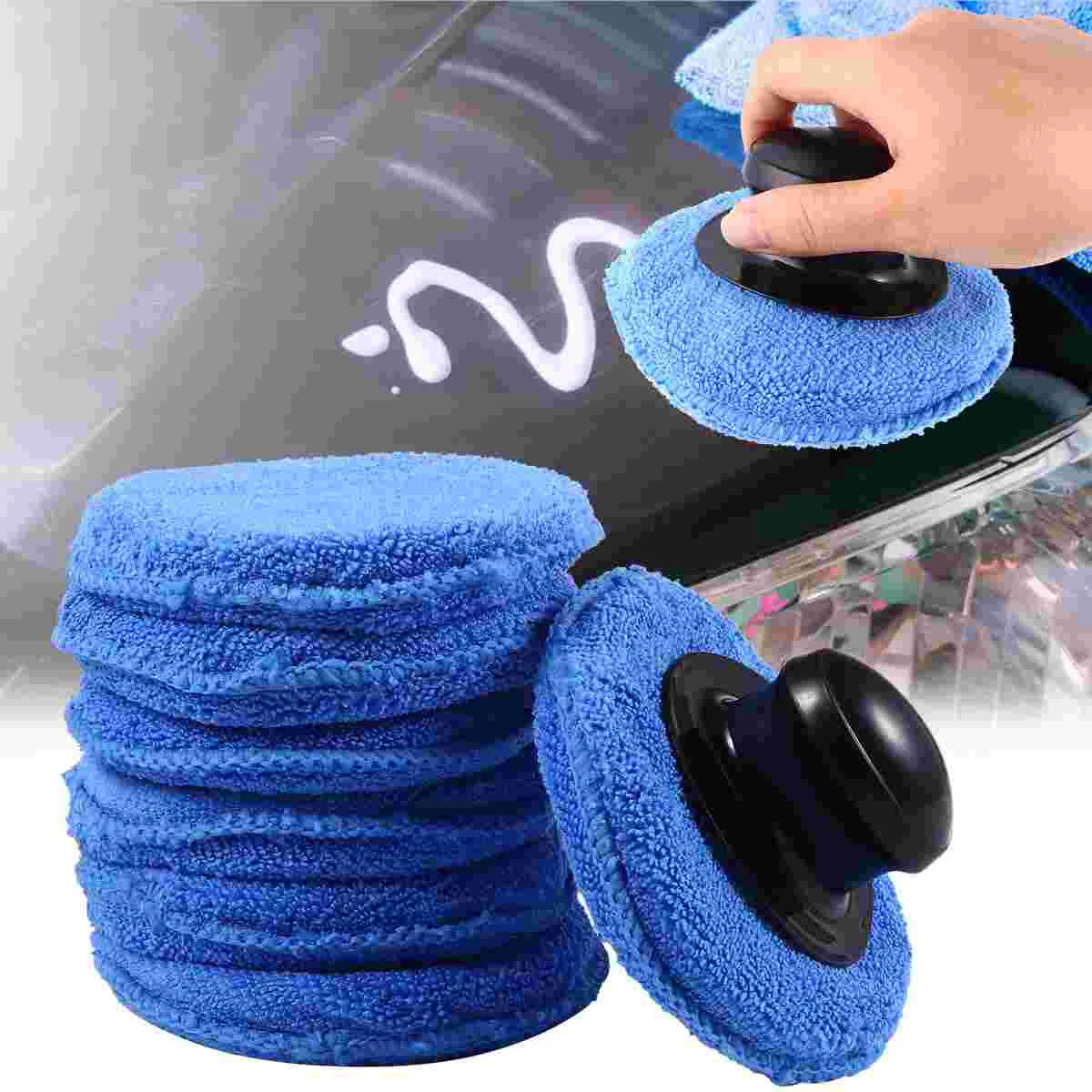 

8 Pcs Polishing Buffing Pad Kit Car Buffer Polisher Foam Sponge Auto Pads Wool Wax Applicator Waxing Detailing