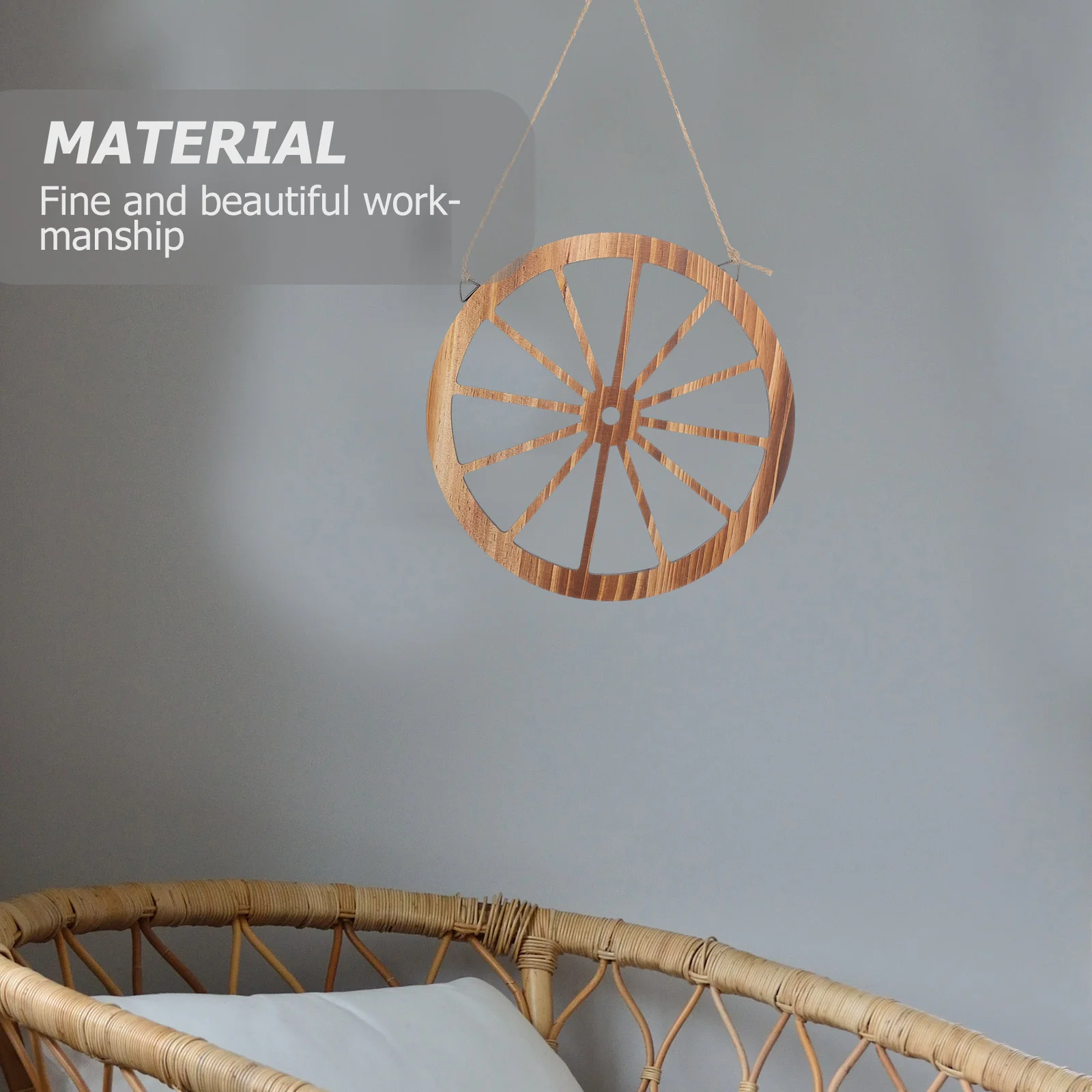 Украшения дома для деревянный четырехколесный настенный винтажный орнамент