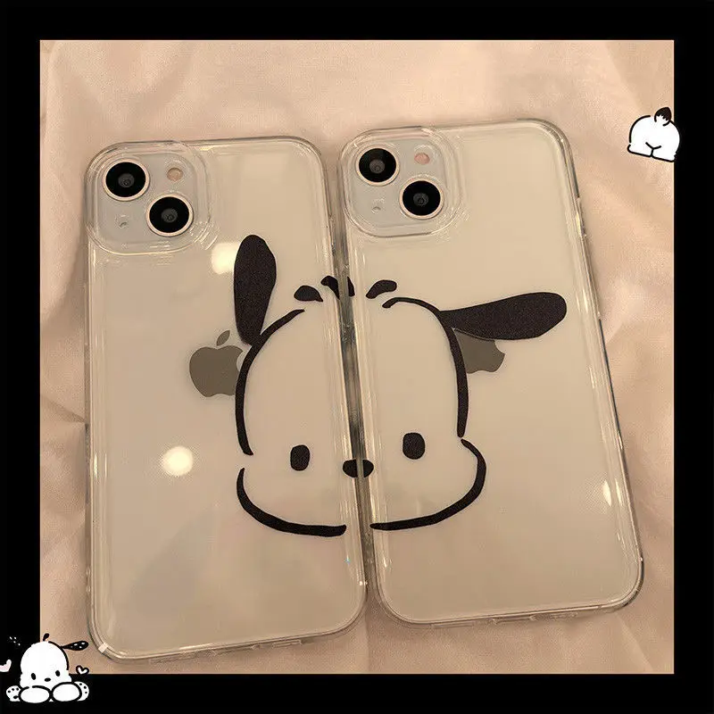 

Cute Kawaii Sanrio Pochacco Anime Cartoon Sweet Glowing Silicone Phone Case for Iphone X/xr/11/12/13/pro/promax Gift Toy