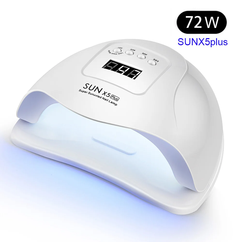 SUN X Plus 72W UV LED Nail Lamp with 36Pcs Leds For Manicure Gel Nail Dryer Nail Polish Lamp Auto Sensor Manicure Tools