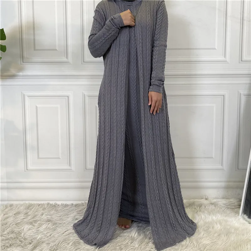 Платье Donsignet для женщин, Средний Восток, мусульманская мода, абайя, Дубай, абайя, Турция, мусульманский кардиган, свитер, длинное пальто