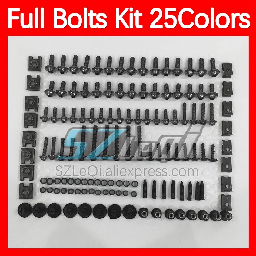 

Болты Обтекатели Полный комплект винтов для SUZUKI GSXR 1300 1300CC GSXR1300 Hayabusa 08 09 10 2011 2012 2013 болты с корпусом гайки 268 шт.