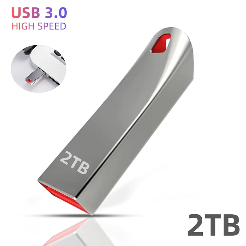 

Usb Flash Drive 2TB Disk Pen Drive 1TB High Speed Flash Disk 512GB Drive Portable USB Metal Flash Drive Card Desktop Notebook