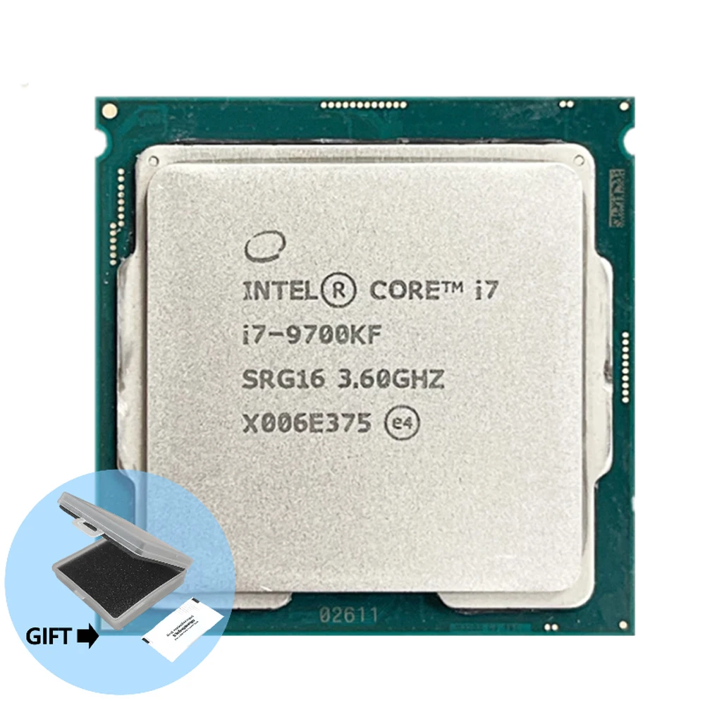 

Core i7-9700KF i7 9700KF 3,6 ГГц Восьмиядерный восьмипоточный ЦПУ Процессор 12M 95 Вт для настольного ПК LGA 1151
