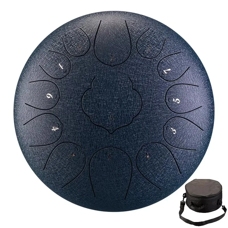 Hluru 11 13 нот Музыкальный барабан Глюкофон Стальной для языка 12 дюймов C/D Тон