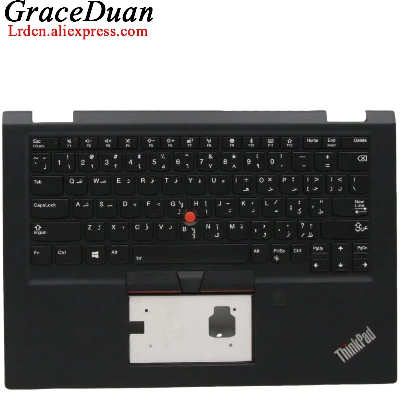ARA Арабская черная клавиатура верхний корпус Подставка для рук чехол Lenovo Thinkpad X390