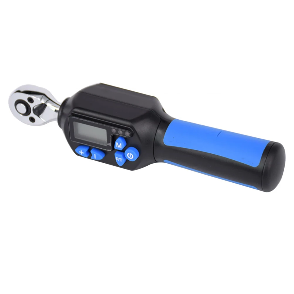 

LCD Display Alarm Straight Handle Ergonomic Torque Wrench Back Light Digital Practical Battery Operated Electronic Adjustable