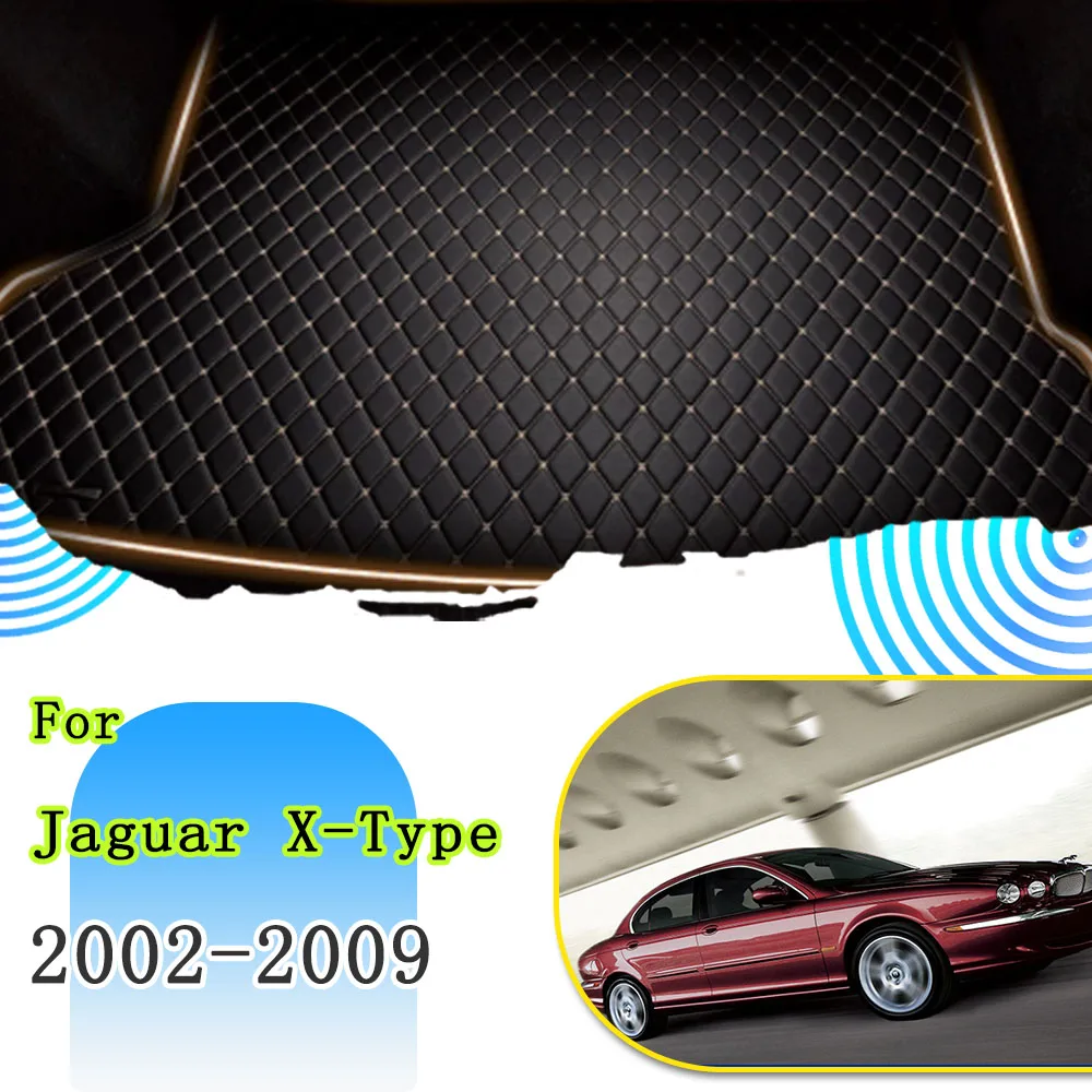 Коврик в багажник автомобиля для Jaguar X-Type 2002 2003 2004 2005 2006 2007 2008 2009 водонепроницаемый