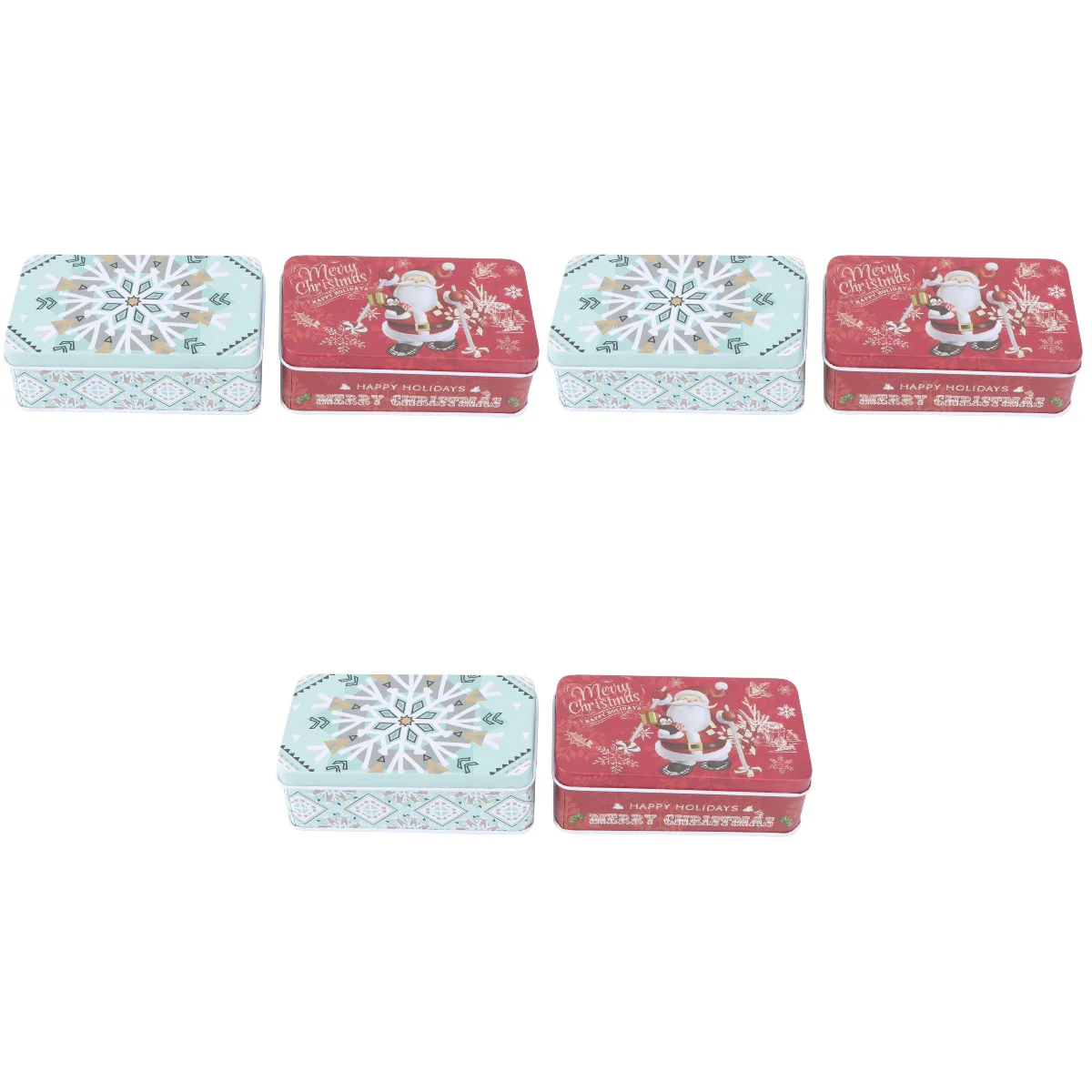 

Box Christmas Metal Party Presentcontainer Storage Tintinplate Supplies Bakery Organizer Treats Holiday Biscuits Goodie Iron