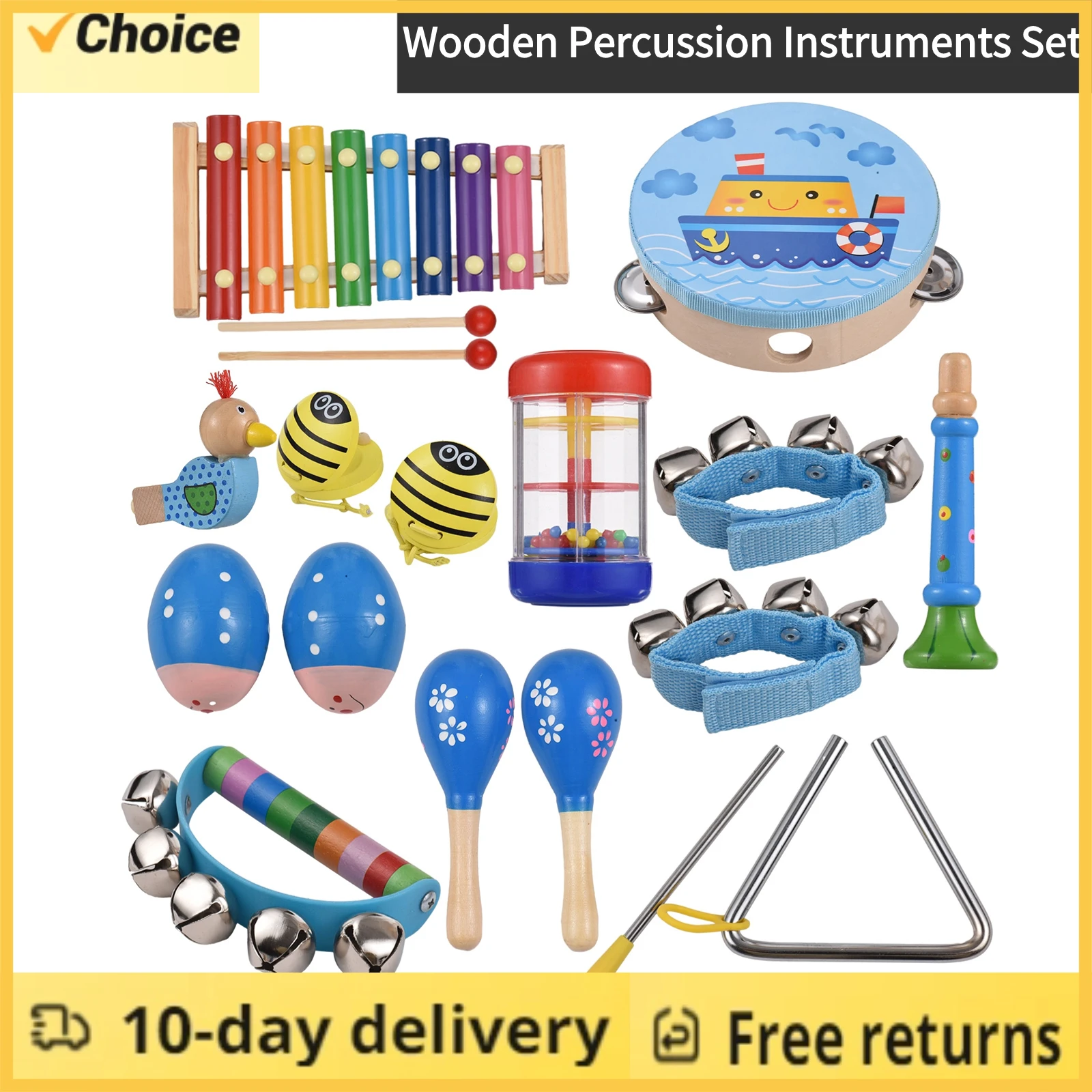 Набор Электронных Музыкальных Инструментов Из 15 Предметов