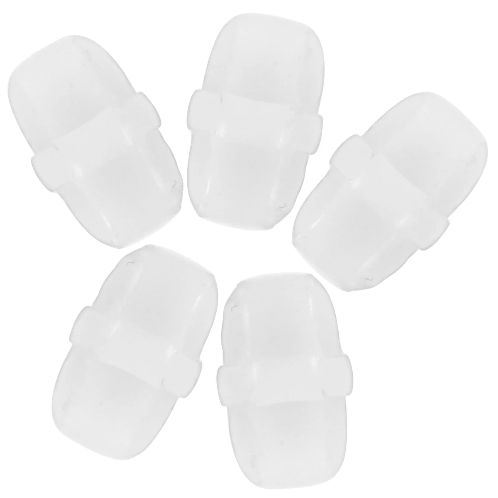 

5 Pcs Stir Sticks Magnetic Stirrer Mixer Small Bar White Plate Laboratory Liquid