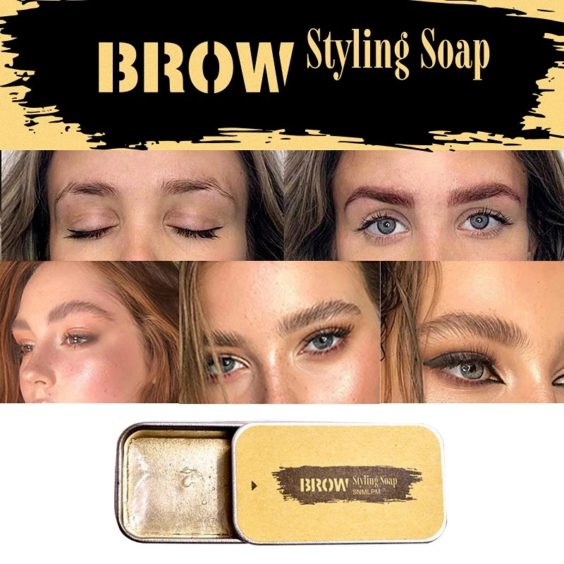 

Eyebrow Styling Soap Brow Gel Shaping A Three-dimensional Brow Flu Long-lasting Natural Colorless Soap for Eyebrows Makeup Tools