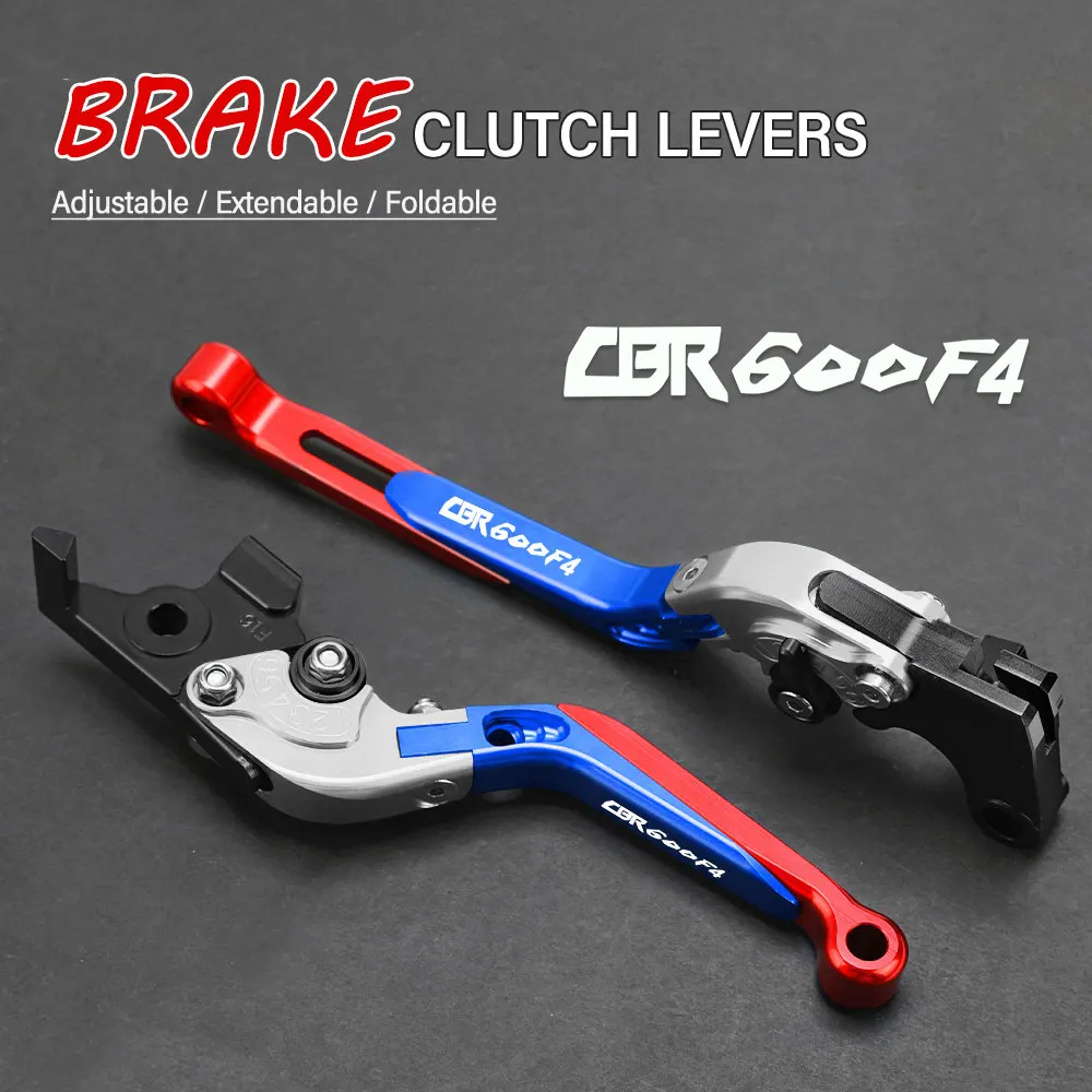 

Motorcycle Brakes Tie Rod Handbrake Brake Clutch Levers FOR Honda CBR600F 4 F4i CBR600 F4 1991-2007Adjustable Extendable Folding