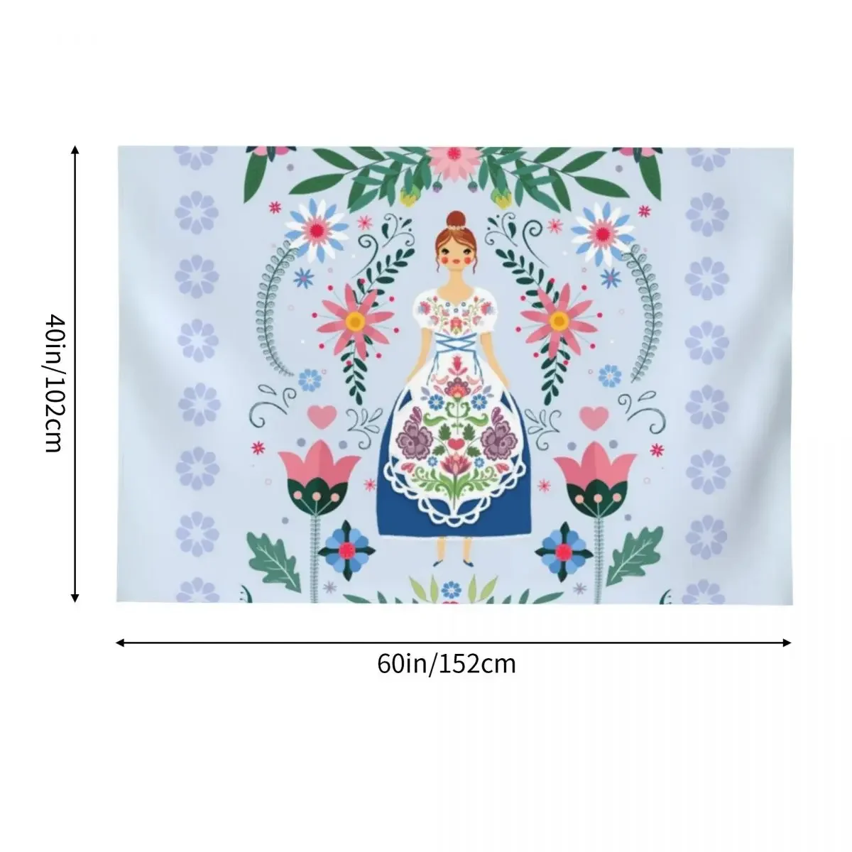 Сказочное народное искусство садовый гобелен украшение эстетическое настенный